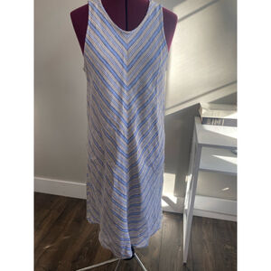 Land's End Linen A Line Dress 10-12